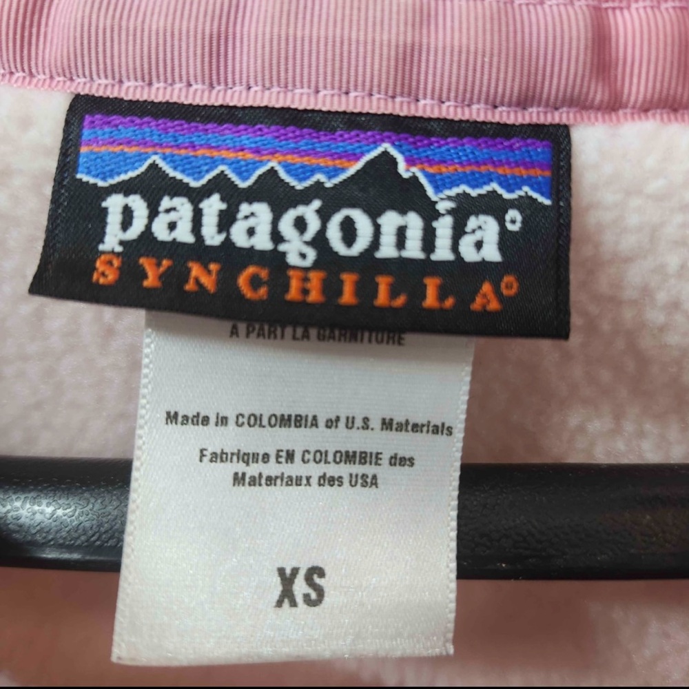 Vintage 2005 Patagonia Synchilla Fleece Rare Pastel Pink Pullover - Picture 2 of 3